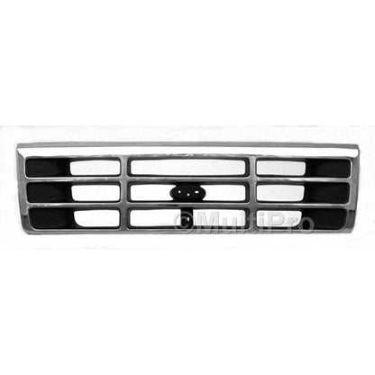 Replacement Black Chrome Plastic Front Grille (See compatibility Chart)