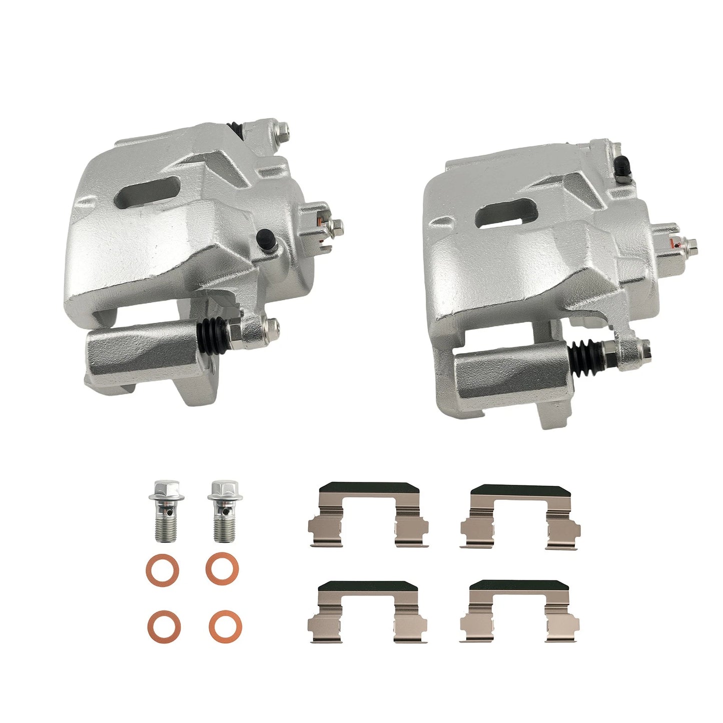 Front Disc Brake Caliper Set with Bracket for Honda Pilot 3.5L (2003–2008)
