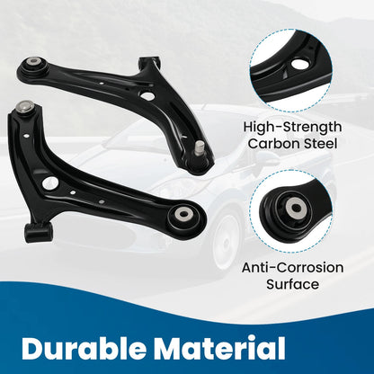 Front Lower Control Arms and Sway Bar Links for Ford Fiesta (2011–2019)