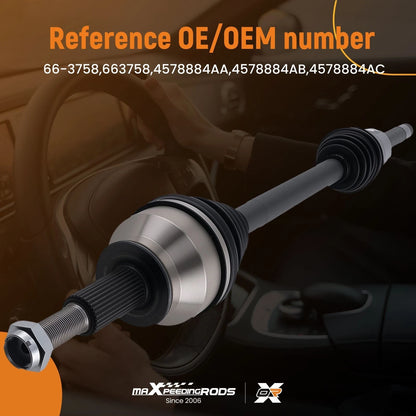 CV Axle Shaft Front Right for Dodge Durango & Grand Cherokee (2011–2023)