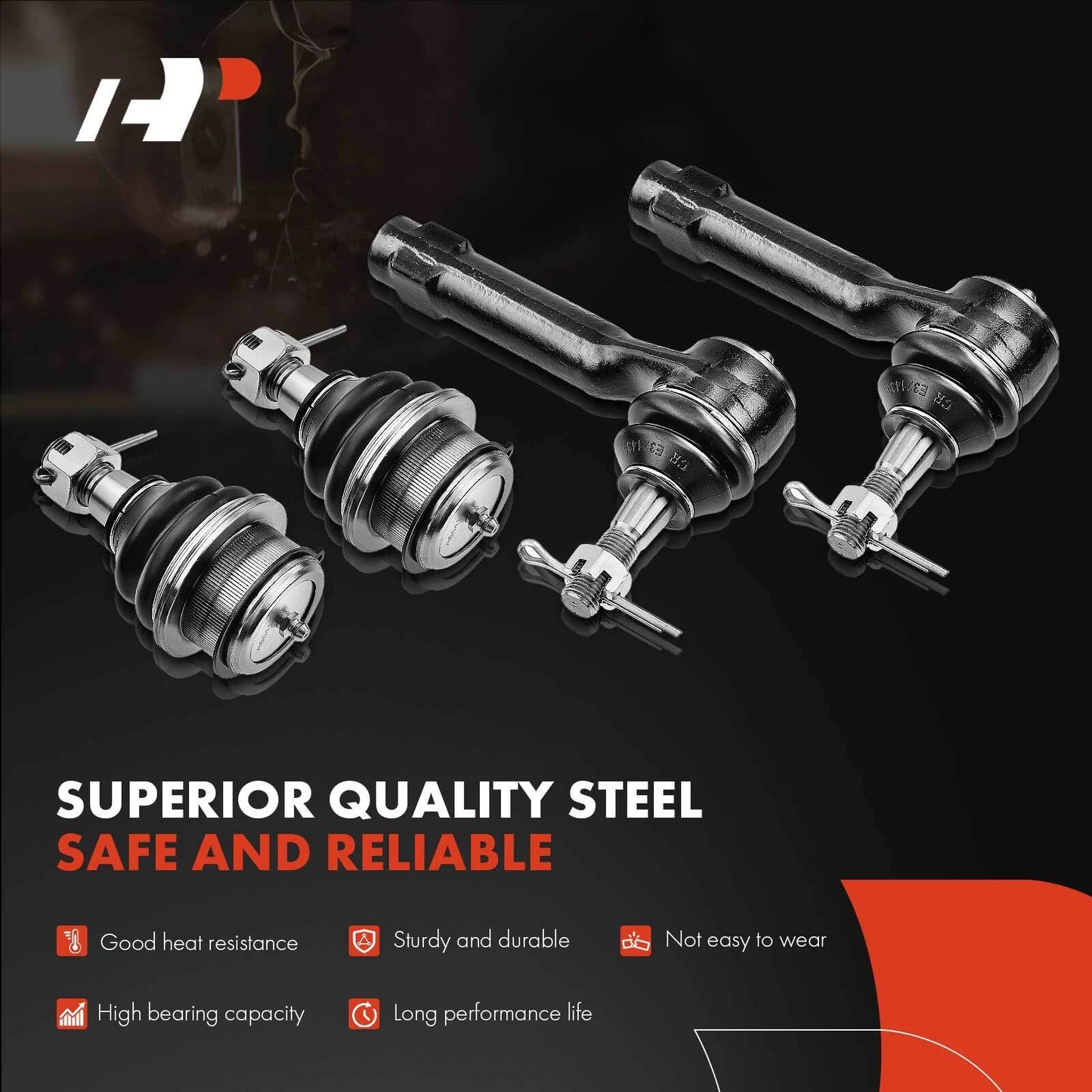 10x Inner Outer Tie Rod Ball Joint for Chevy Silverado 1500 (2007–2018)