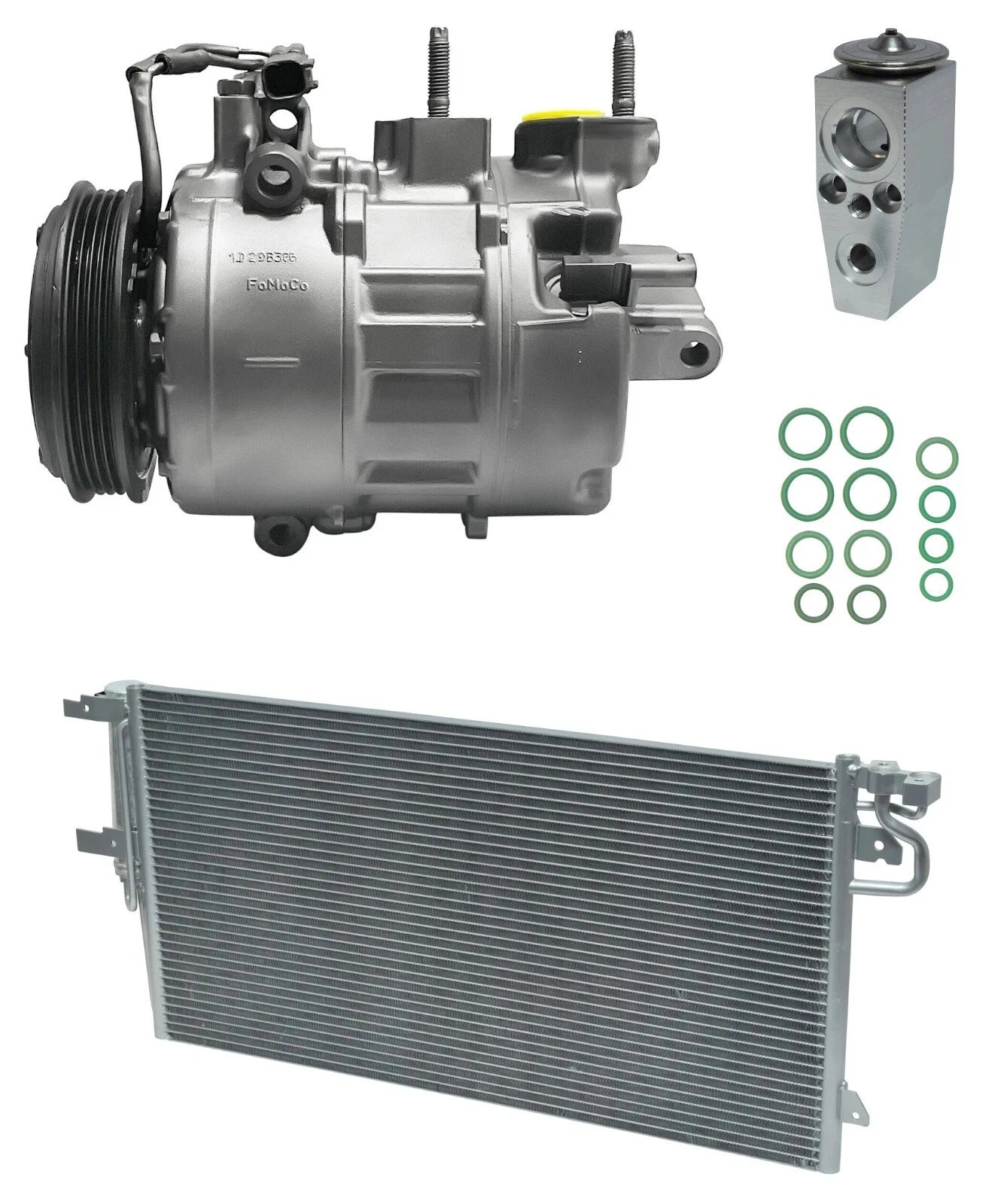 A/C Compressor Kit with Condenser for Ford Escape 2.0L (2018–2018)