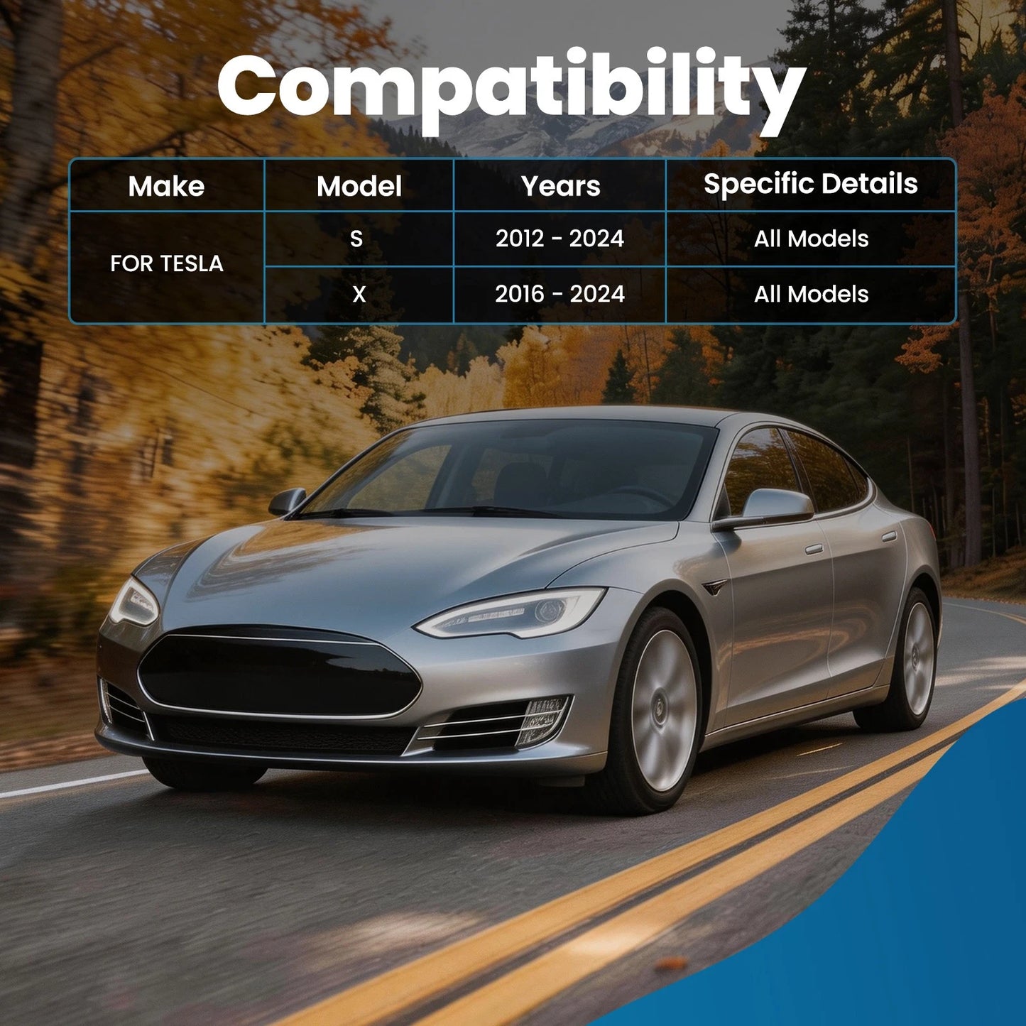 Front Lower Forward Control Arm Assembly for Tesla Model S (2012–2019)