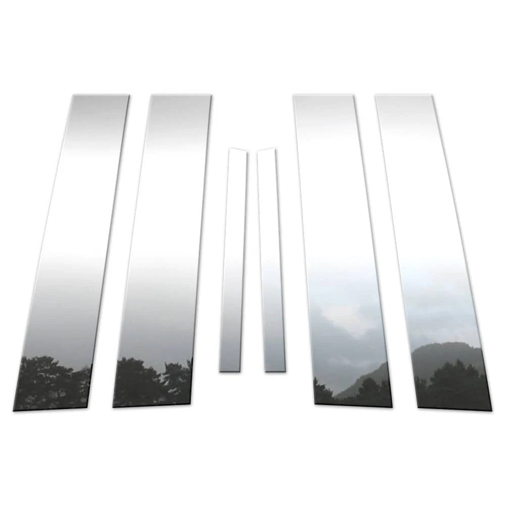Chrome Pillar Post Covers for 2011-2014 Chrysler 200 6 Pieces