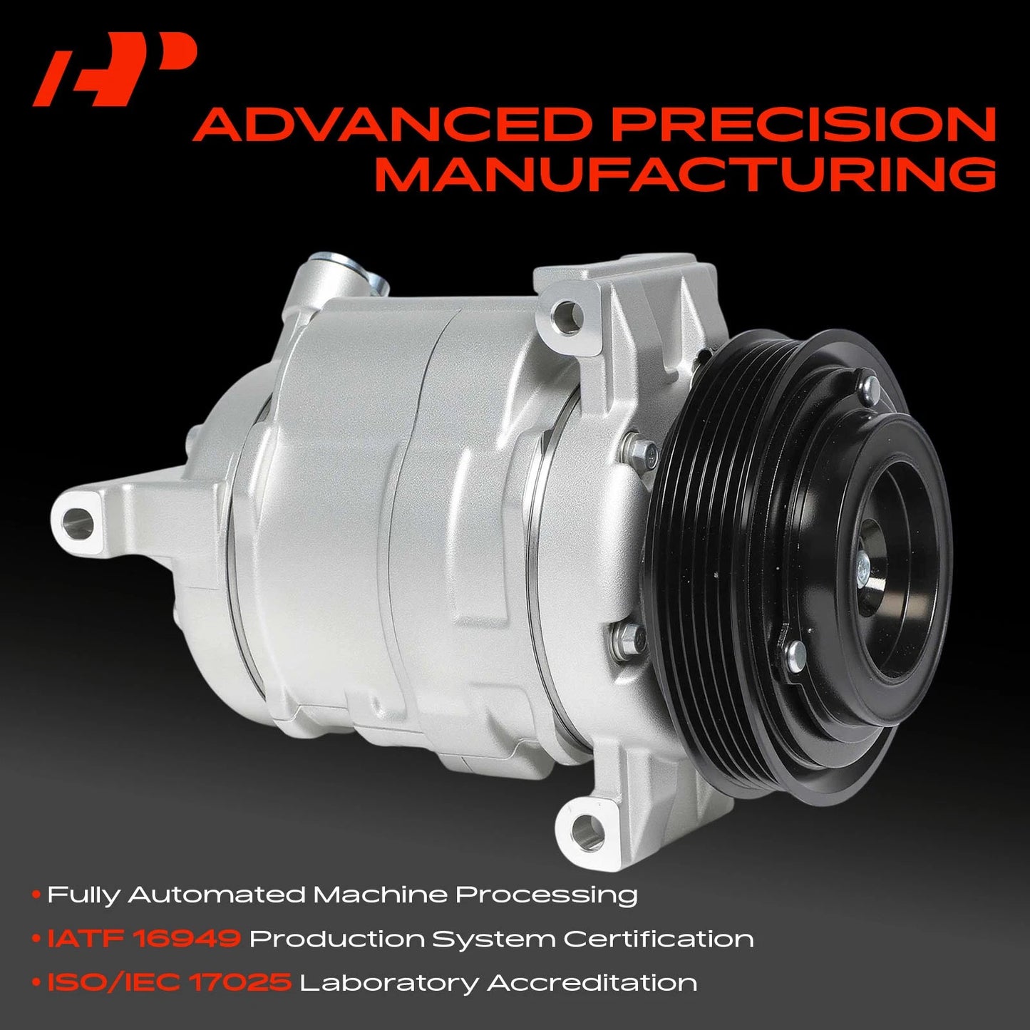 A/C Compressor with Clutch for Chevy Equinox GMC Terrain (2010–2011)