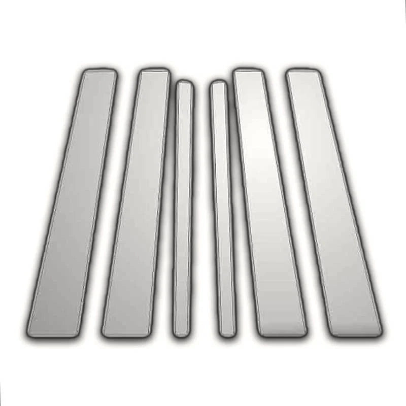 6Pc Chrome Pillar Post Covers Upgrade for 2002–2007 Saturn Vue