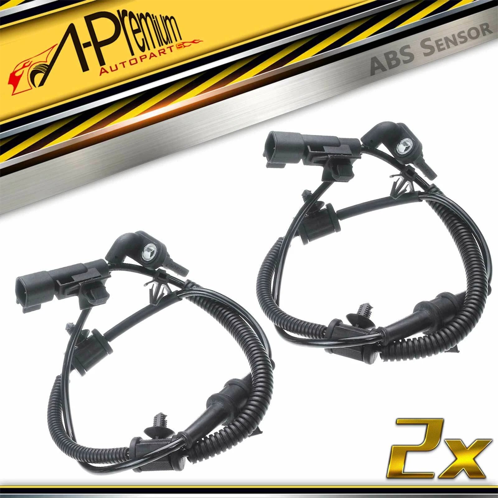2X Front ABS Wheel Speed Sensors for Chevrolet Impala Malibu (2014–2016)