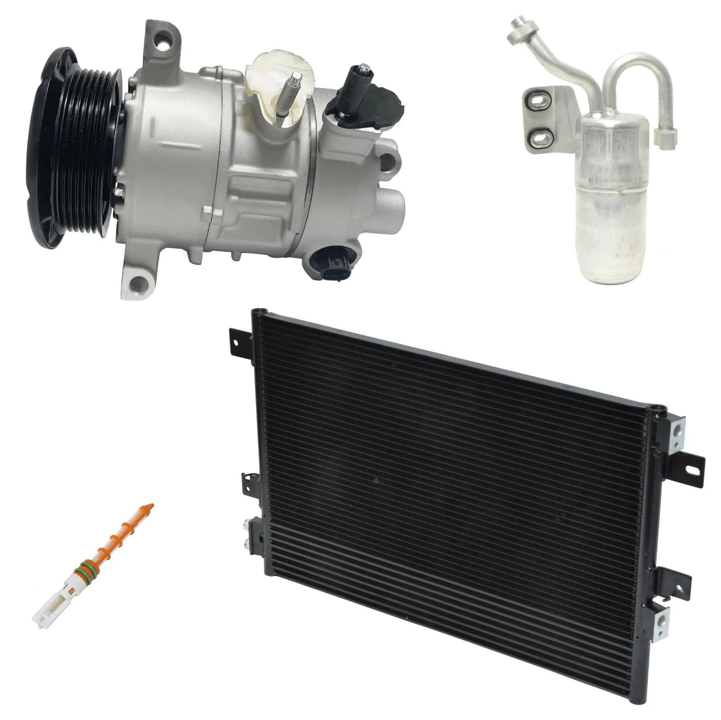 AC Compressor Kit With Condenser for Jeep Compass 2.0L 2.4L (2008–2016)