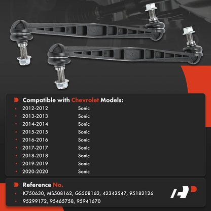 2X Front Stabilizer Bar Link for Chevrolet Sonic (2012–2020)