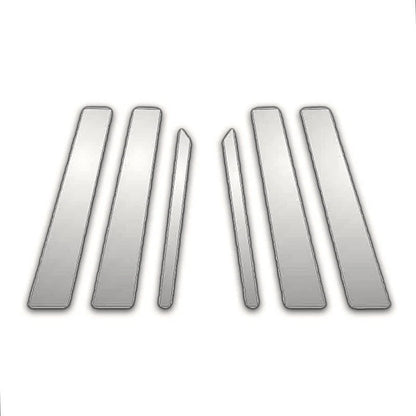Chrome Pillar Post Covers 6pc Replacement for Mercedes GLK (2010–2015)