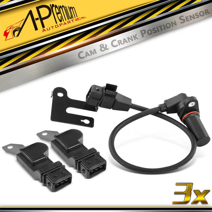 2X Camshaft Crankshaft Position Sensor for Chevy Aveo (2004–2008)