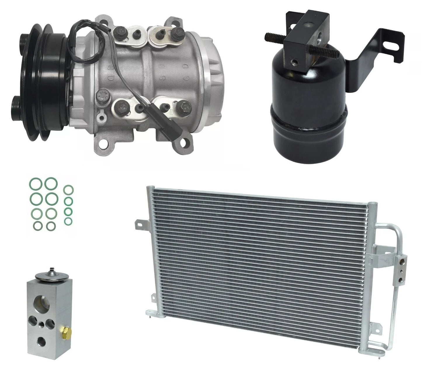 AC Compressor Kit With Condenser for Chrysler Dynasty 2.5L (1989–1993)