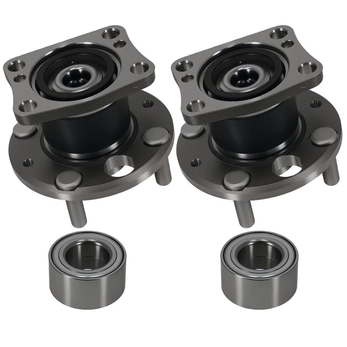 2pcs Rear Wheel Hub & Bearing for Mazda 2 (2011–2014)