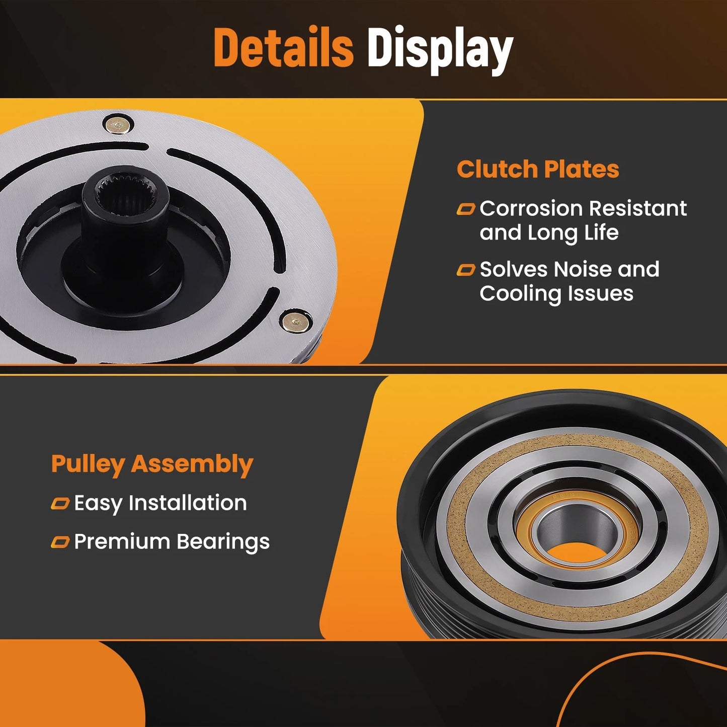 A/C Compressor Clutch Kit for Dodge Dakota (2004–2007)