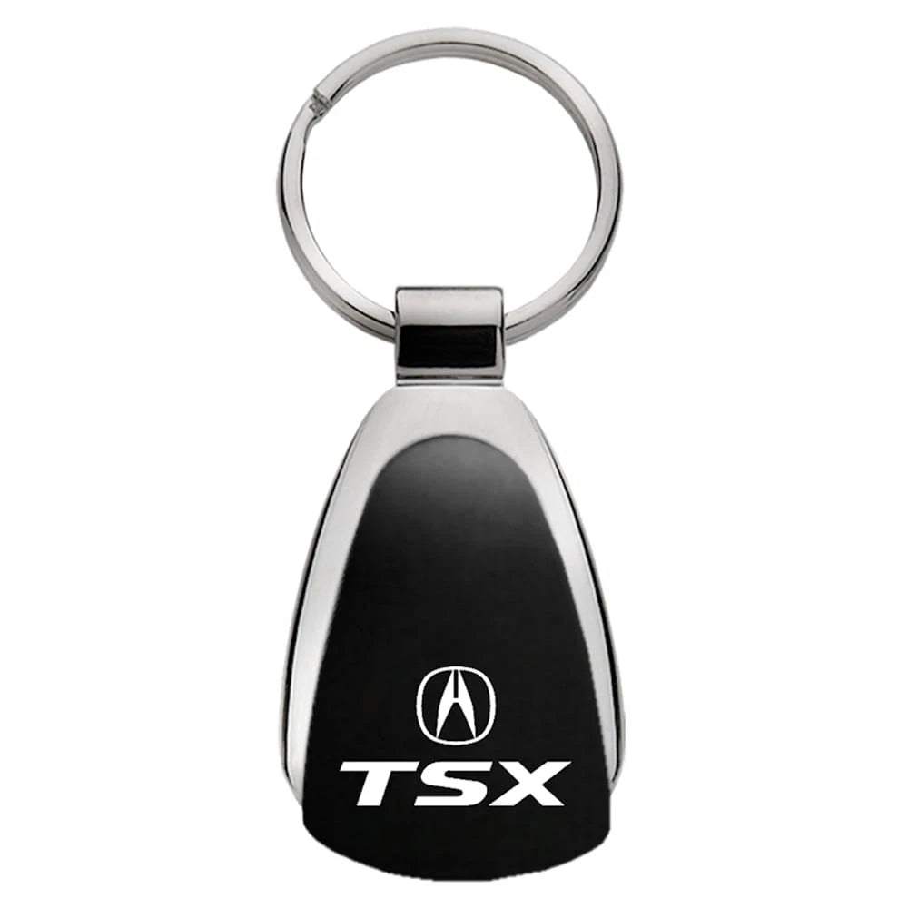 Black Teardrop Keychain KCK.TSX - Officially Licensed for Acura TSX