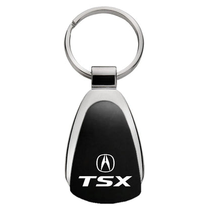 Black Teardrop Keychain KCK.TSX - Officially Licensed for Acura TSX