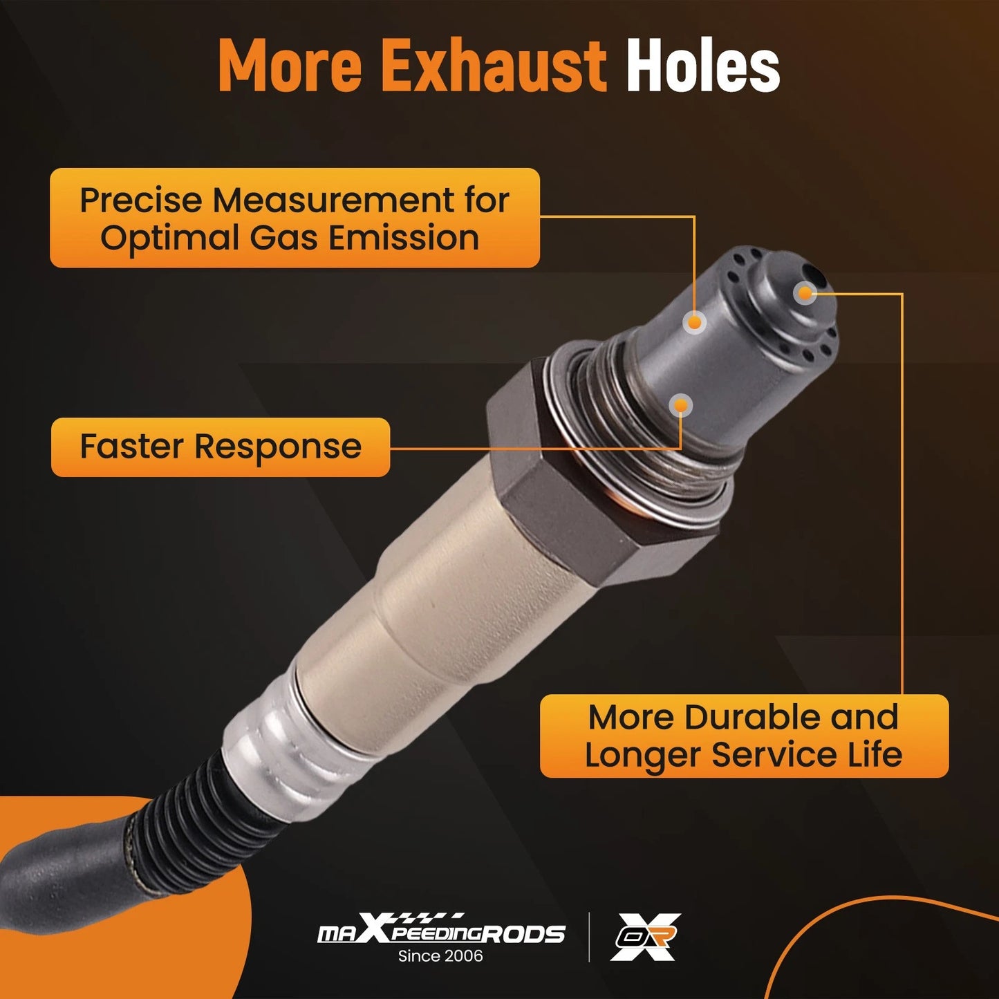 4-Pack O2 Sensor Up & Down for Ford F-250/F-350 Super Duty (2012–2020)