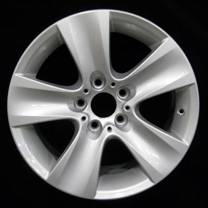 17x8 Wheel 5 Spoke Bright Medium Silver Full Face for BMW ActiveHybrid 5 (2012–2015)