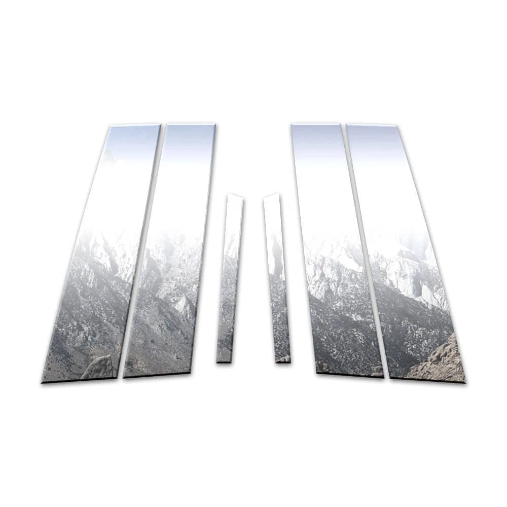 6Pc Chrome Pillar Post Covers for Buick Regal (2011–2016)