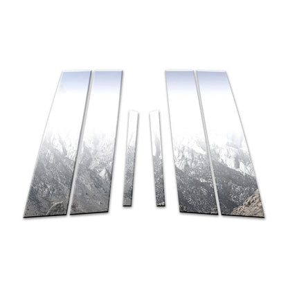 6Pc Chrome Pillar Post Covers for Buick Regal (2011–2016)