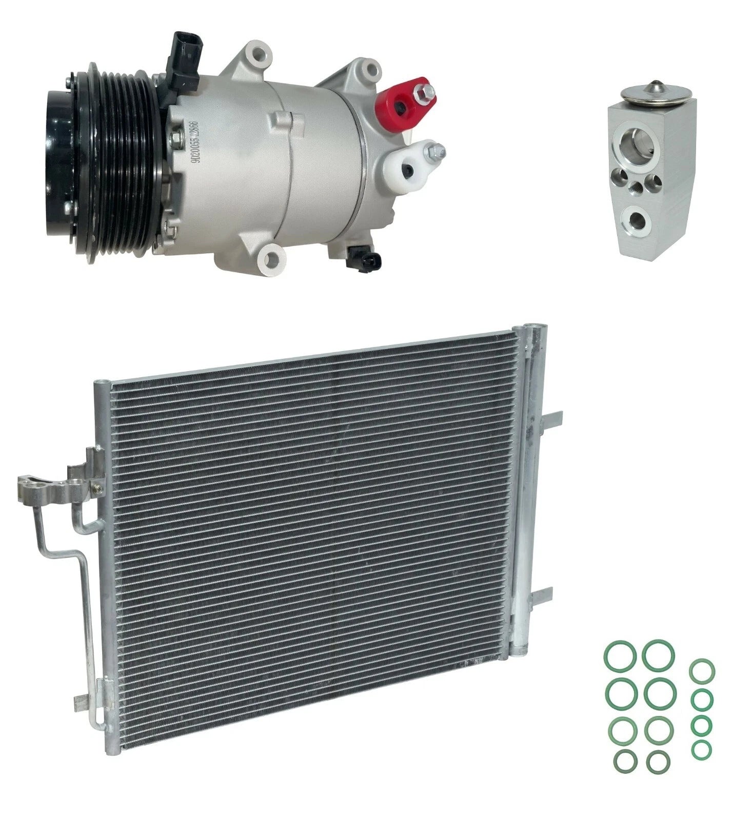 AC Compressor Kit With Condenser for Ford Transit Connect 1.6L (2014–2014)