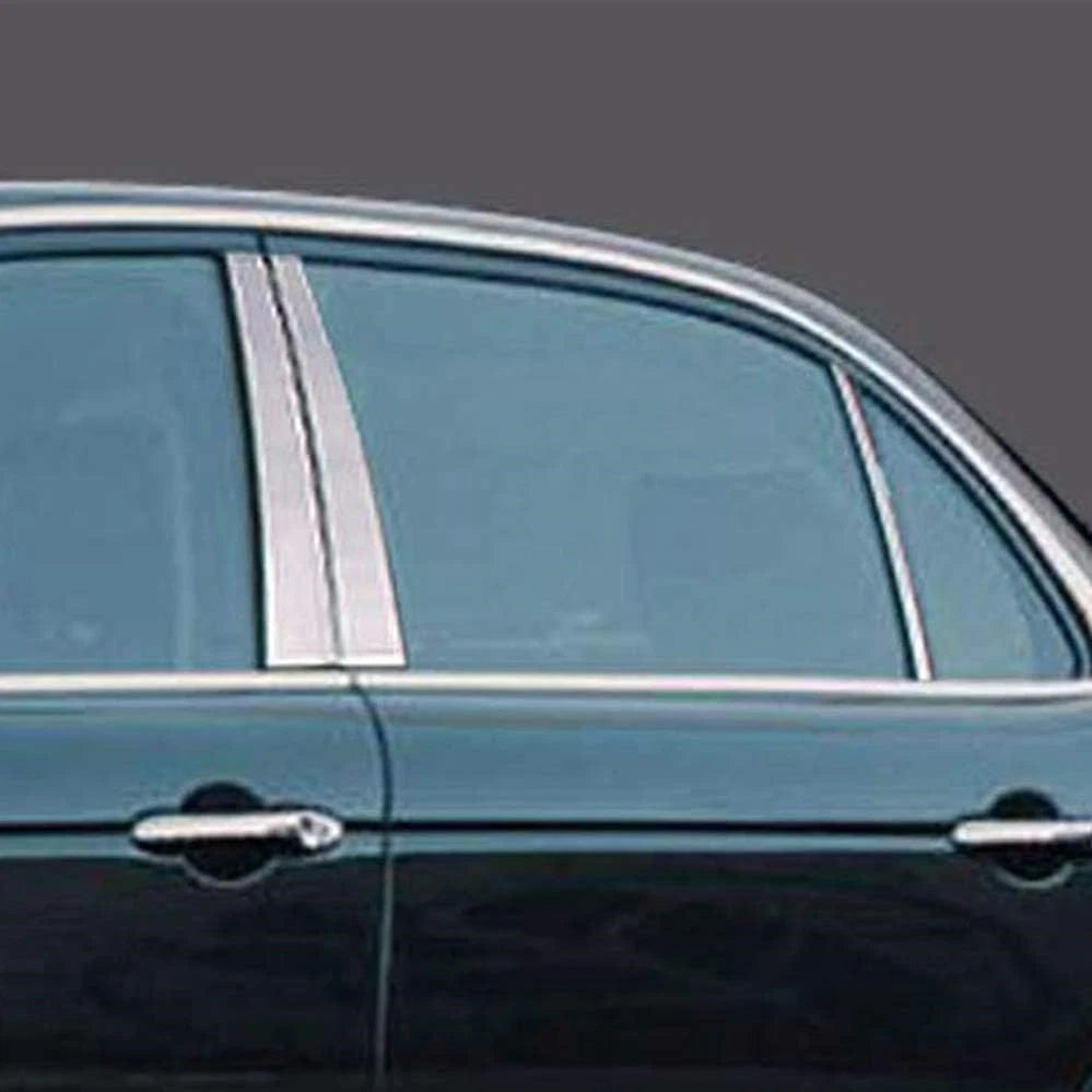 6pc. Luxury FX Chrome Pillar Post Trim for 2004-2009 Jaguar XJ Series
