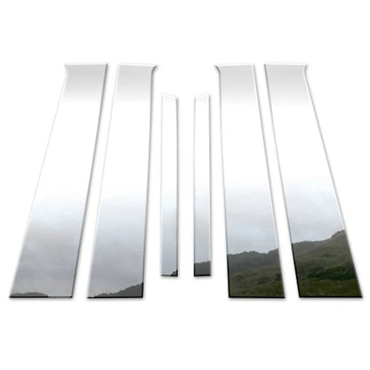6Pc Chrome Pillar Post Covers for 08-12 Chevy Malibu - Upgrade Your Auto P1613
