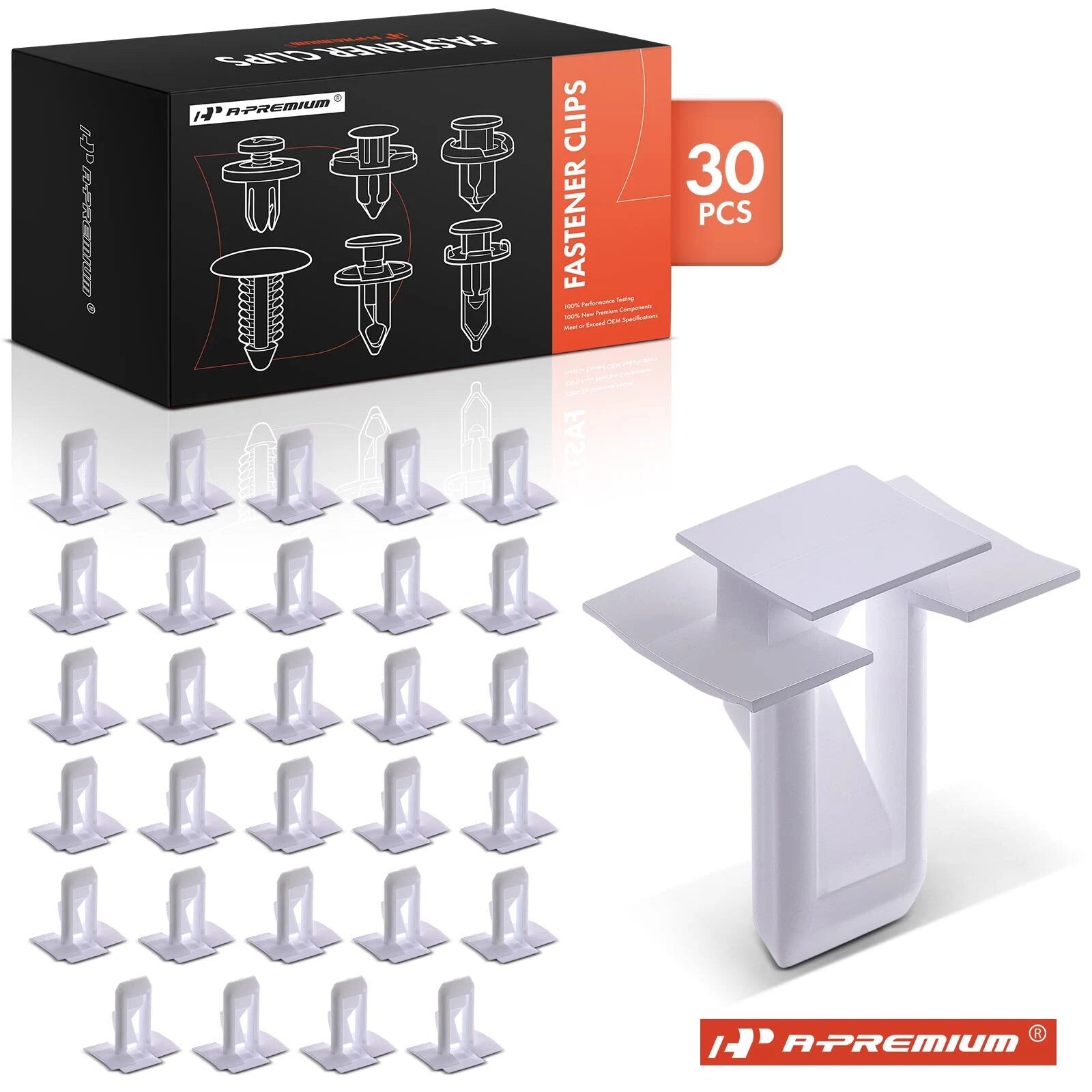 30Pcs Nylon Headliner Trim Clips for Buick Chevy