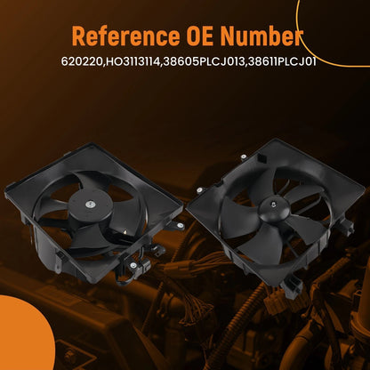 Electric Radiator Cooling Fan for Honda Civic (2001–2005) 240W