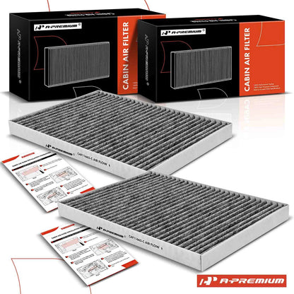 2X Activated Carbon Cabin Air Filter for Chevy Traverse Buick Enclave (2009–2023)