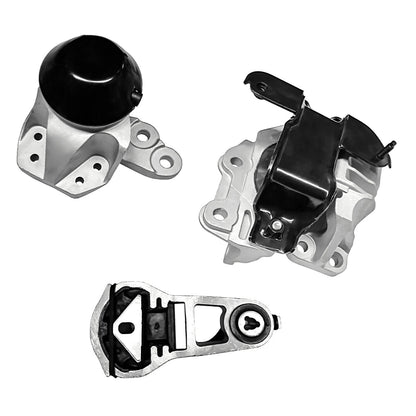 3x Motor Mount Kit for Ford Explorer V6 3.5L (2011–2015) Automatic