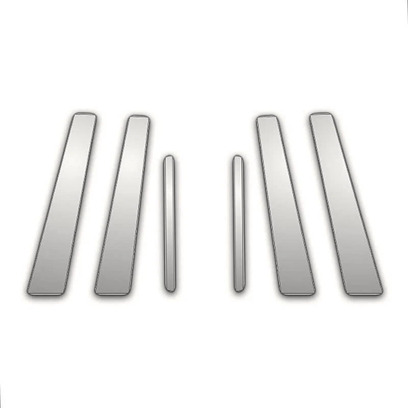 6Pc Chrome Pillar Post Covers Replacement for Honda Insight (2010–2014)