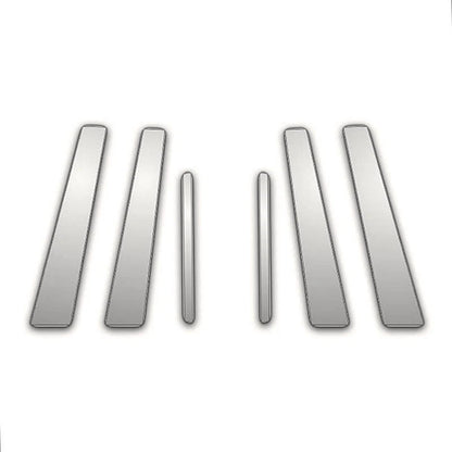 6Pc Chrome Pillar Post Covers Replacement for Honda Insight (2010–2014)