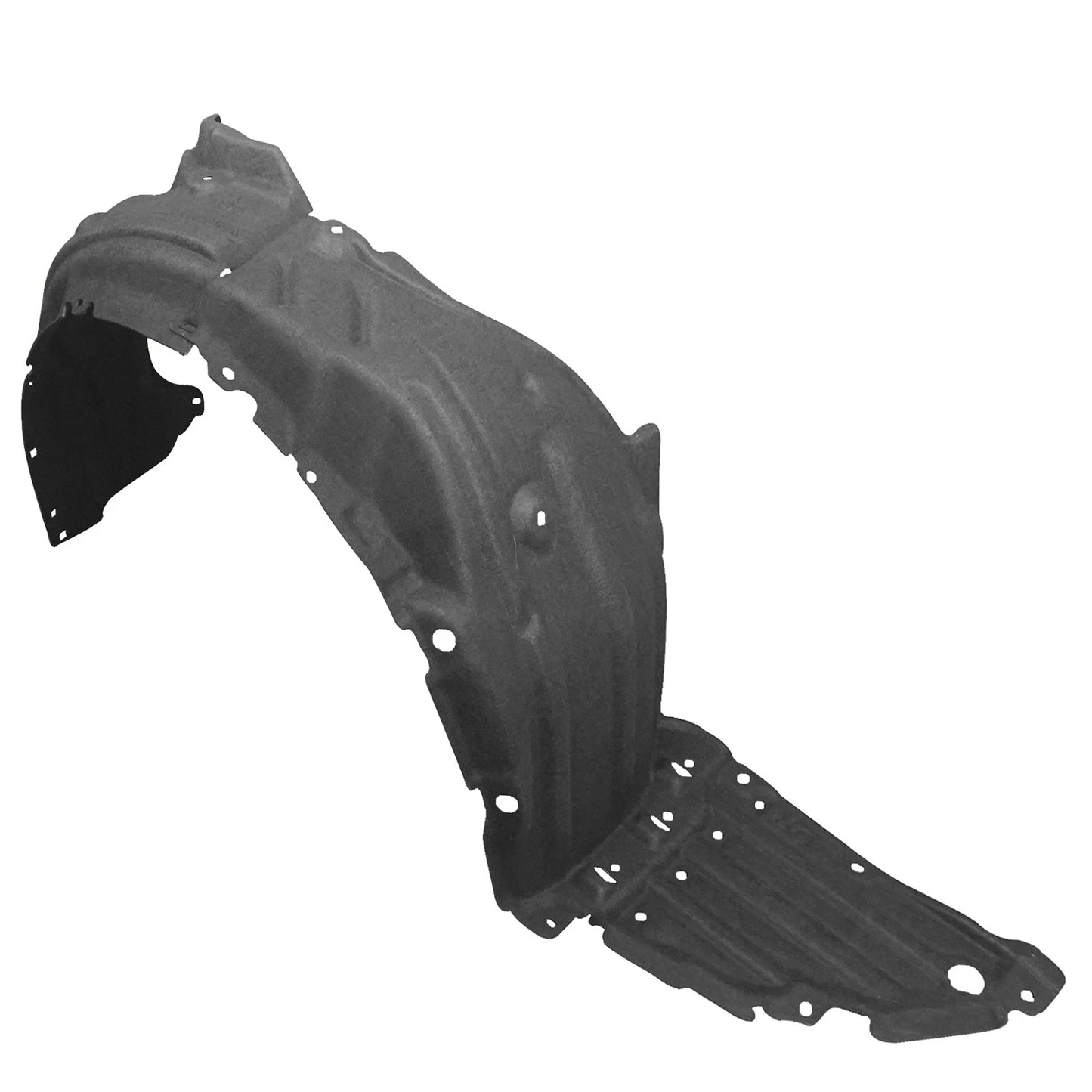 Front Passenger Side Fender Liner Replacement PET Plastic for Toyota (2018–2024)