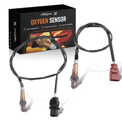 2x Oxygen O2 Sensor for Volkswagen Golf GTI (2010–2014)