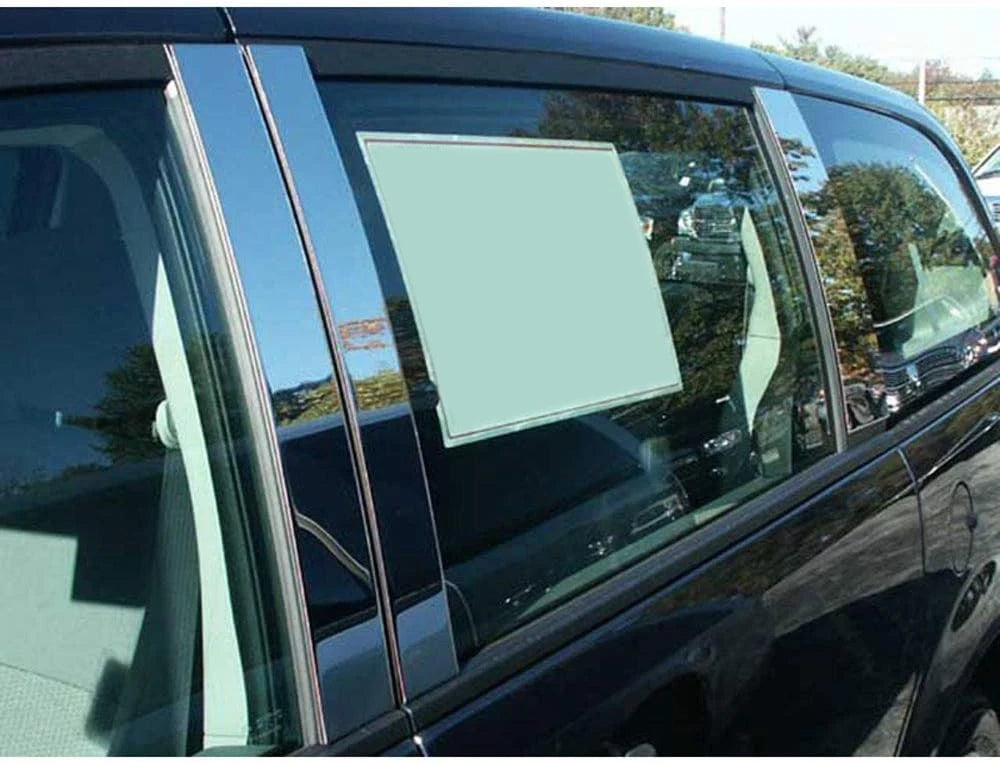 8p Luxury FX Chrome Pillar Post Trim for 2008-2016 Chrysler Town & Country