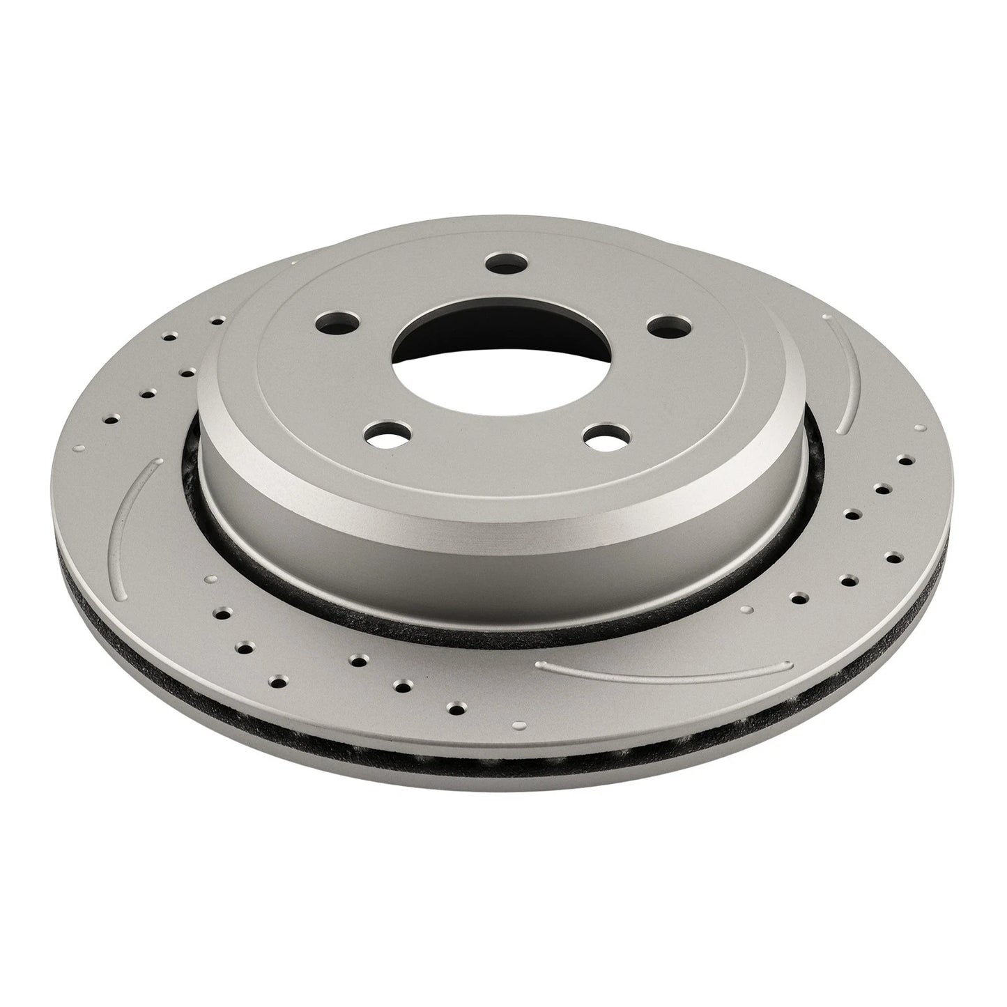 2x Rear Drilled Slotted Vented Rotors for Mercury Grand Marquis (2003–2011)