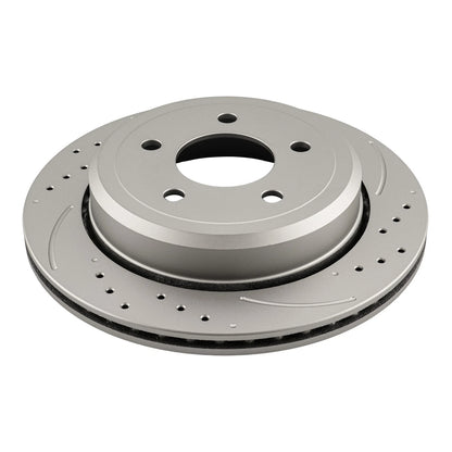 2x Rear Drilled Slotted Vented Rotors for Mercury Grand Marquis (2003–2011)