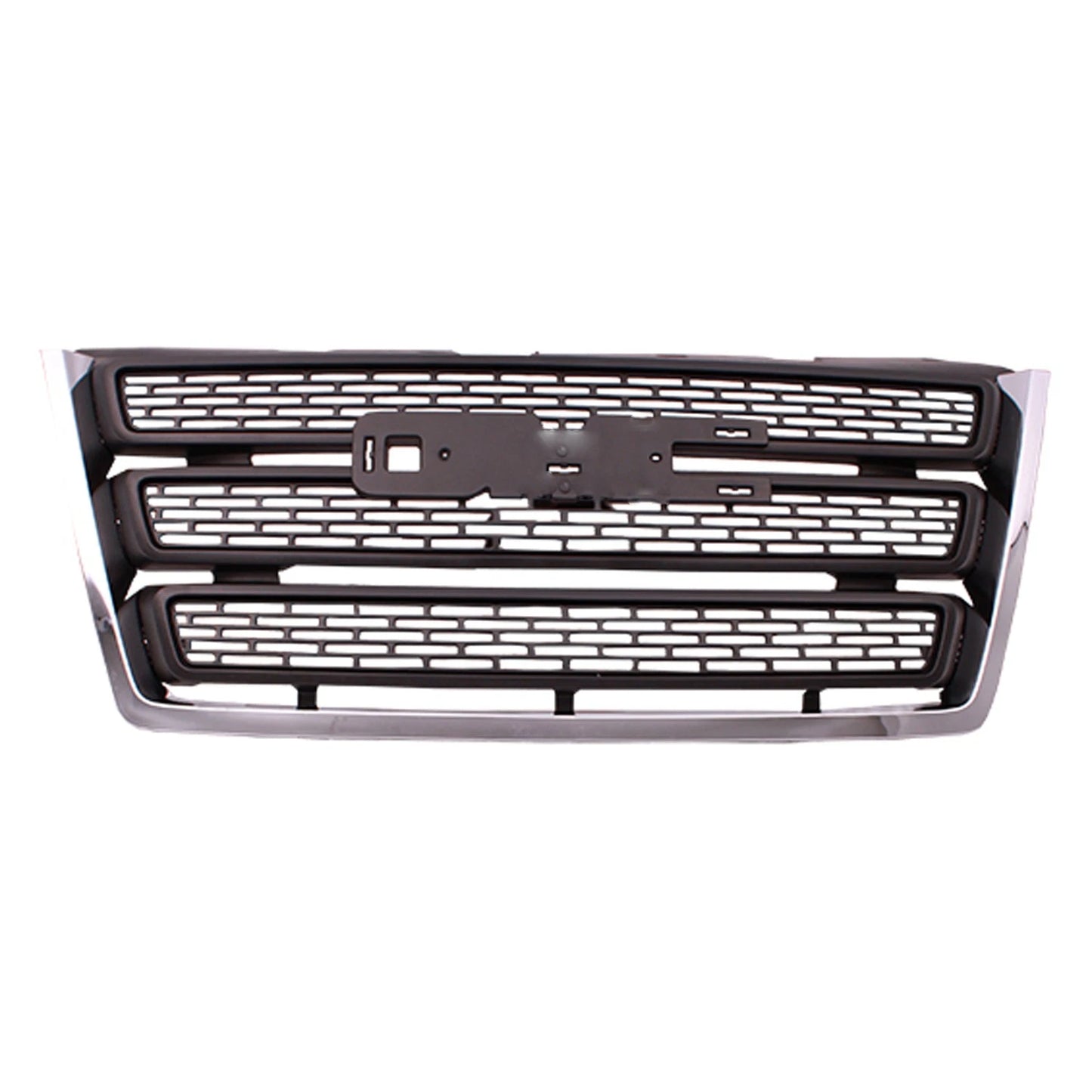 Replacement Black Chrome/Matte Plastic Front Grille For 2010-2015 GMC Terrain