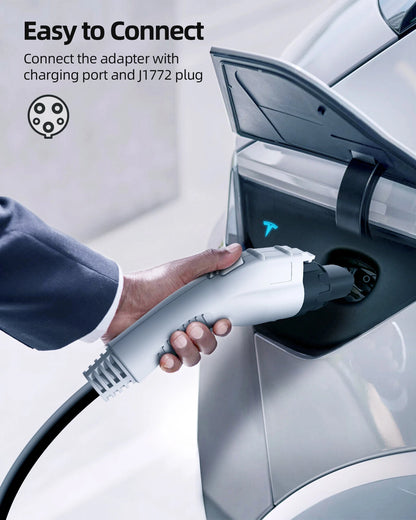 J1772 Charging Adapter for Tesla Model S 3 X Y (2012–2025)