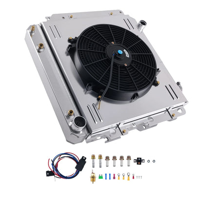 3 Row Aluminum Radiator Fan for Jeep Wrangler TJ YJ (1987–2006)