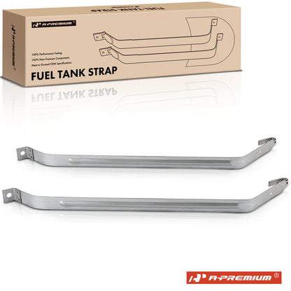 2X Steel Fuel Tank Straps for Chevrolet Chevy II (1968–1972)