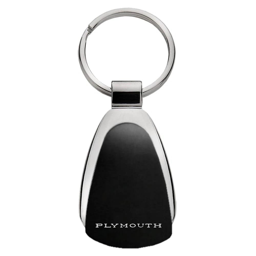 Black Teardrop Keychain - Officially Licensed for Plymouth Classic