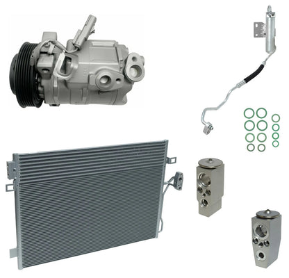 A C Compressor Kit with Condenser for Dodge Journey 2.4L (2009–2010)