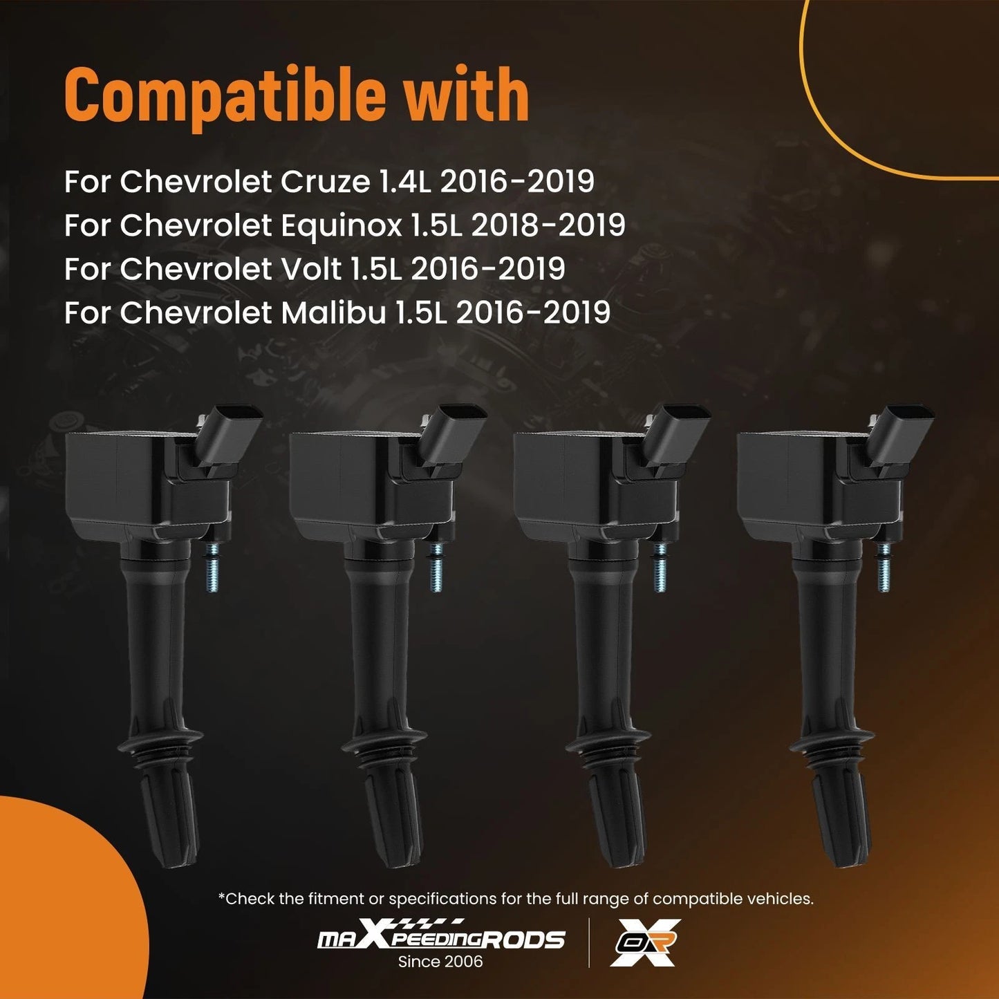 Ignition Coil Pack for Chevrolet Cruze Equinox Volt Malibu (2011–2019)