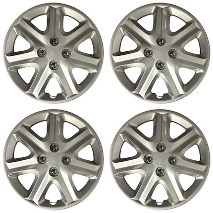 4 New 15" Hub Caps Full Wheel Covers fit Steel Wheels for Honda Civic 2003-2005