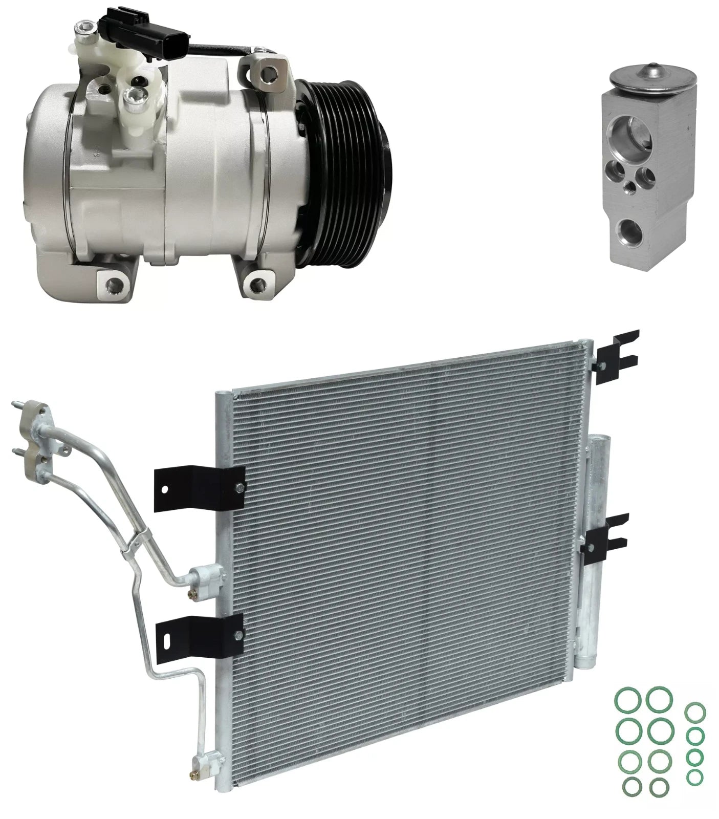 AC Compressor Kit with Condenser for Ram 3500 6.7L (2012–2018)