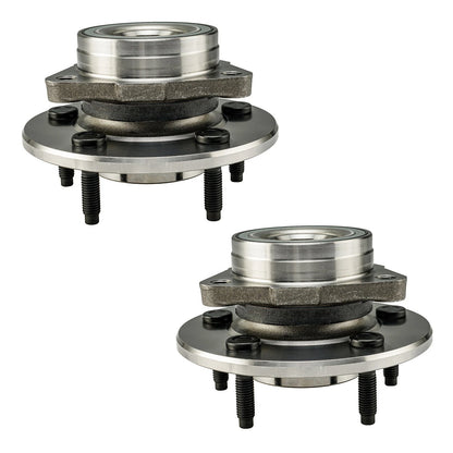 2x Front Wheel Hub & Bearing Assembly for 1997-2000 Ford F-150 4WD (XL3Z1104BC)