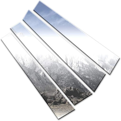 Chrome Pillar Post Trim Luxury FX 4pc for 2007–2009 Saturn Aura