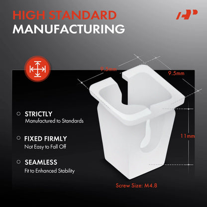 30Pcs Nylon Door & Handle Trim Grommet Clip for GM